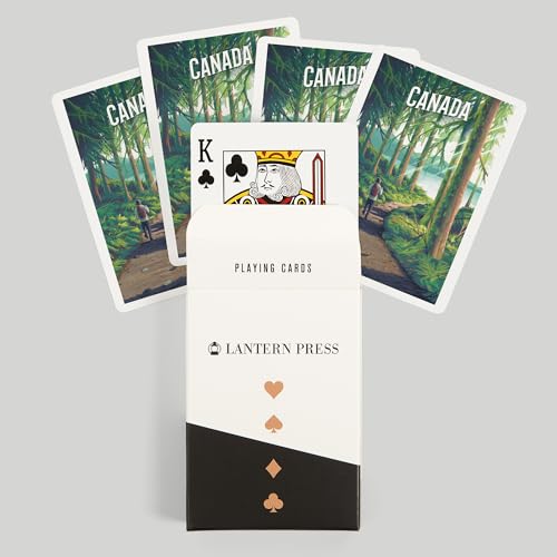 Canada Walk in The Woods Baraja Poker 52 Cartas miniatura 6