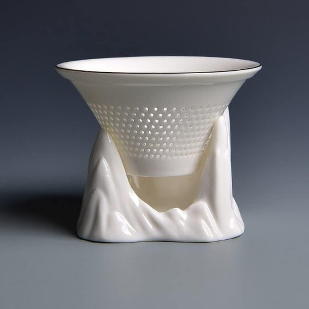 XIALON 3.5inch Chinese Porcelain Tea Filter Strainer Creative Teahouse Office Kung Fu Tea Set