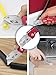 Utility Knife, BIBURY Upgraded Version Heavy Duty Box Cutter, Pocket Carpet knife with 10 Replaceable SK5 Stainless Steel Blades, Belt Clip, Easy Release Button, Quick Change and Safety Lock-Red
