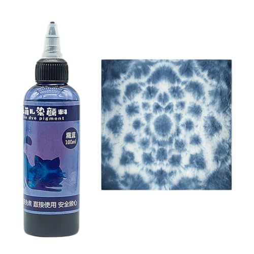 ファブリックタイ染料塗料100ml/3.38oz染色用生地衣類バッグファブリックペイント大人用手作りクラフトファブリックペイント