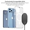 TOZO 2025 Upgraded W10 Magnets Wireless Charger, USB C Charging Station Aviation Aluminum Computer Numerical Control Fast Charging Pad Compatible for iPhone 16/15/15 Plus/15 Pro/15 Pro Max/14, Black
