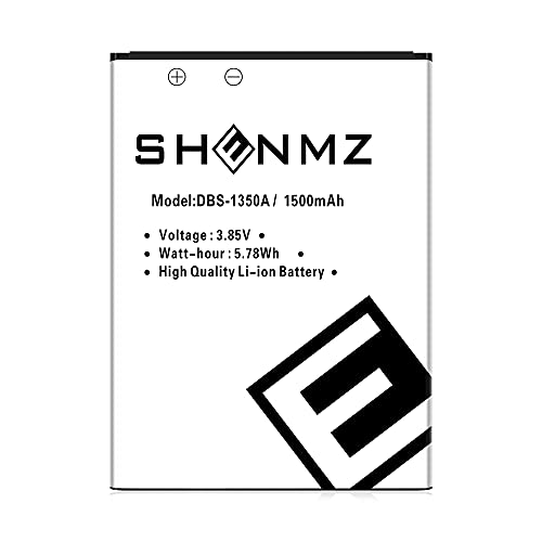 Shenmz Dbs-1350A Battery, [2022 Upgrade] New 0 Cycle Higher Capacity Replacement Battery For Dbs-1350A 1Icp6/39/50 Doro 7050 7060 Consumer Cellular Flip Mobile Phone 1500Mah #TOP6
