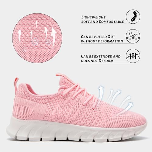 Image of Running Shoes Women Sneakers Tennis Non Slip Walking Gym Workout | Slip on Athletic Breathable Work Comfortable Fashion light Sport Casual jogging hiking Shoe