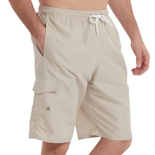 Image of Mens Swimming Trunks Swim Trunks Quick Dry Swim Shorts with Mesh Lining Funny Swimwear Bathing Suits