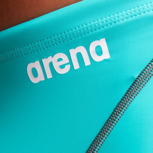 ARENA Powerskin ST Next Men’s Racing Jammer Competition Swimsuit Sports Athletic Swim Team Championship Tech Suit, Aquamarine, Size 32