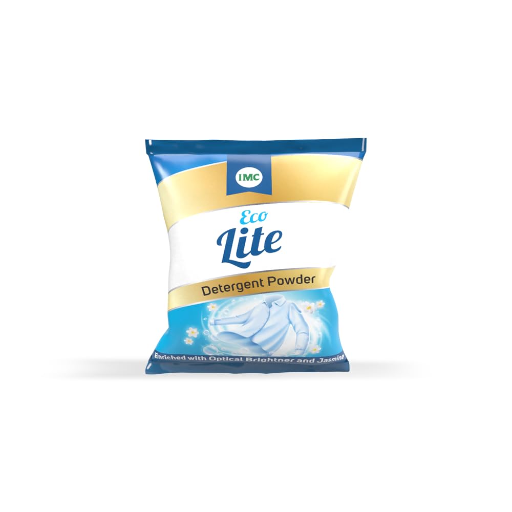 IMC Eco Lite Detergent Powder Perfect Laundry Product required by Every Household | Pack of 1 | 1 Kg | Jasmine Fragnance |