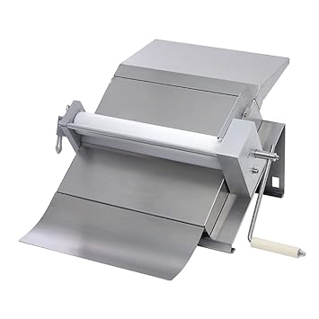 Manual Fondant Dough Sheeter, 16 inch Pastry Dough Roller, Croissant Baking Presser