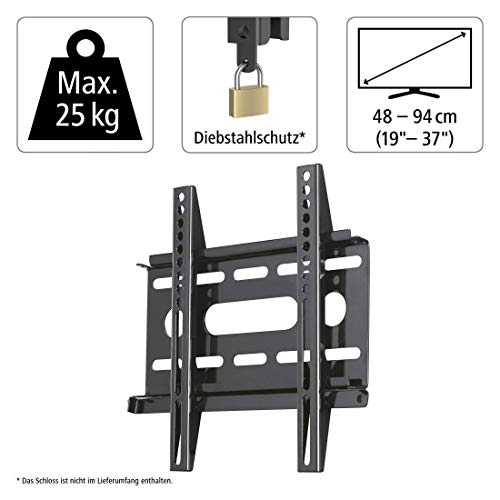 Hama TV-Wandhalterung für 32 Zoll Flachbildschirme (48-94 cm)