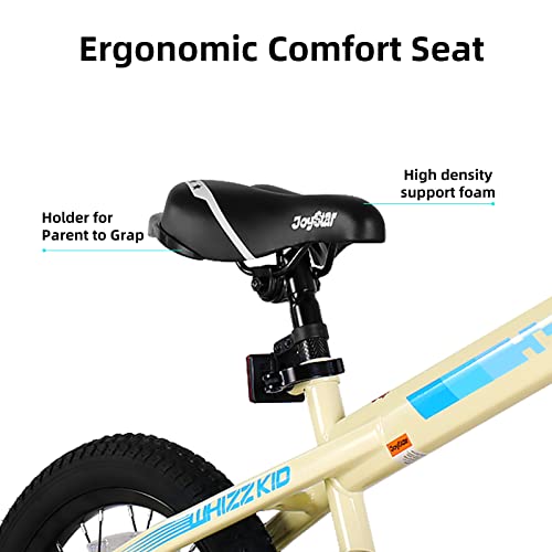 Joystar 16 Inch Kids Bike With Training Wheels For Ages 4 5 6 7 Years Old Boys And Girls, Children Bicycle With Handbrake For Early Rider, Beige #TOP2