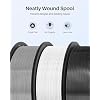 ELEGOO PLA+ Filament 1.75mm Black 3KG, High Toughness PLA Plus 3D Printer Filament Dimensional Accuracy +/- 0.02mm, 3kg Large Spool(6.6lbs) Fits for Most FDM 3D Printers