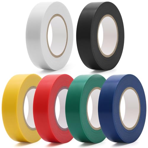 2 Rotoli Nastro Isolante Nero 18mmx25m - PVC Impermeabile Per Elettricisti E Auto