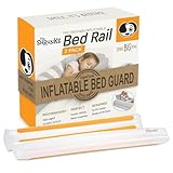 (2-Pack) Shrunks Inflatable Bed Rail for Toddlers | Travel Bed Rail for Kids, Adults, and Elderly | Portable Toddler Bed Bumpers | Blow Up Bed Guard Rail for Twin, Full, Queen, King Size Beds