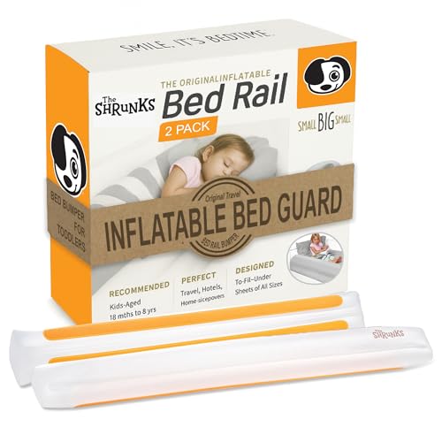 {2-Pack} Shrunks Inflatable  Bed Rails for Kids