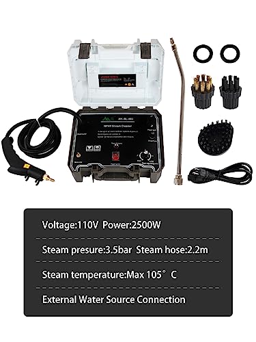 Handheld Steam Cleaner, High Pressure Steam Cleaner 2500W, Steam For Cleaning, Portable Steam Cleaning Machine (Black) #TOP4