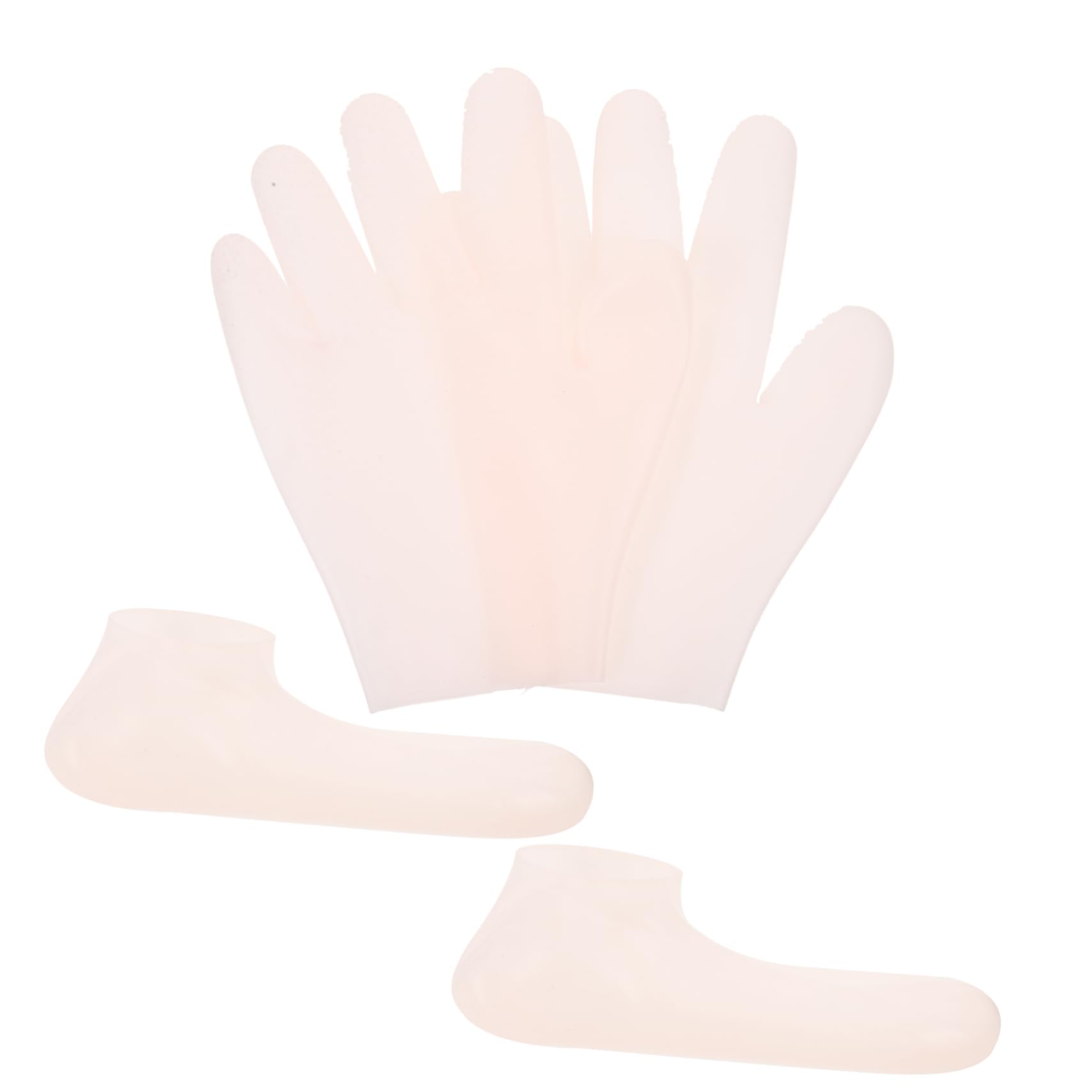 VICASKY Moisturizer Socks Silicone Foot Exfoliator Gloves for Soft Smooth Skin