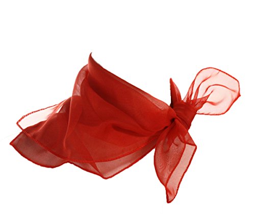 Hey Viv! Sheer Red Scarf