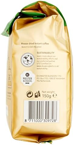 Douwe Egberts Pure Gold Instant Coffee Refill 150g (Total of 6 Packs)