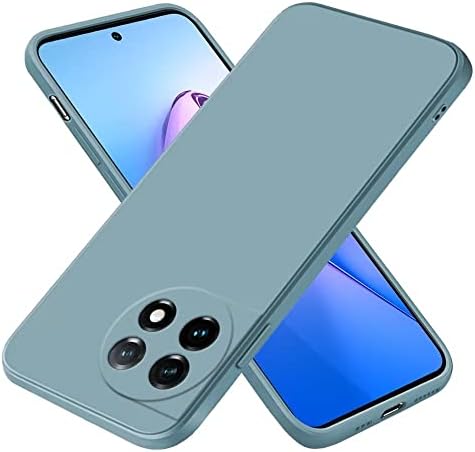 EASSGU Etui do OnePlus 11 5G 6.7" Inches, miękka silikonowa pokrywa TPU - jasny cyjan