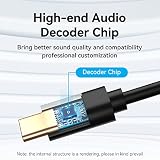 VENTION Kabel USB C do 2 x RCA, kabel audio typu C do 2RCA, adapter stereo, USB-C na podwójny kabel cinch, wtyczka Y do telefonu, tabletu, głośnika, PS5, wzmacniacza, DVD, TV, głośnika, MacBooka Pro