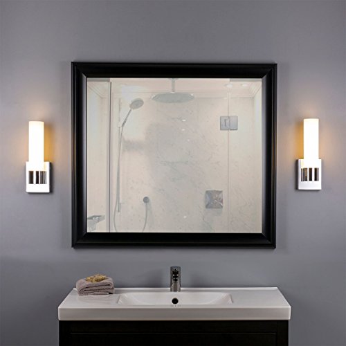 Linea Di Liara Polished Chrome Wall Sconce Lighting Perpetua Bathroom Sconce Light Vanity Glass Tube Wall Sconce Up Light Modern Farmhouse Bedroom Hallway Wall Light Fixture With Frosted Glass Shade #TOP2