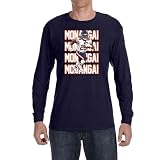 Tenacious Tops Long Sleeve Chicago Kyle Monangai Text Pic Shirt T-Shirt Adult Medium Navy