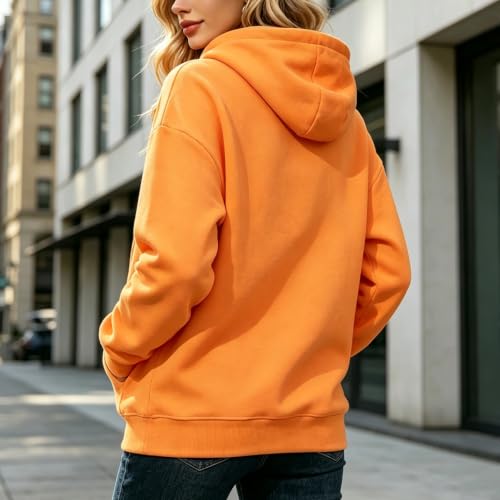 Womens Hoodie with Pet Pouch Zipper Pocket Long Sleeve Sweatshirt - image 5