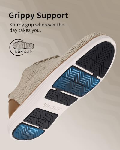 Image of VILOCY Men's Casual Dress Sneakers Tennis Walking Shoes