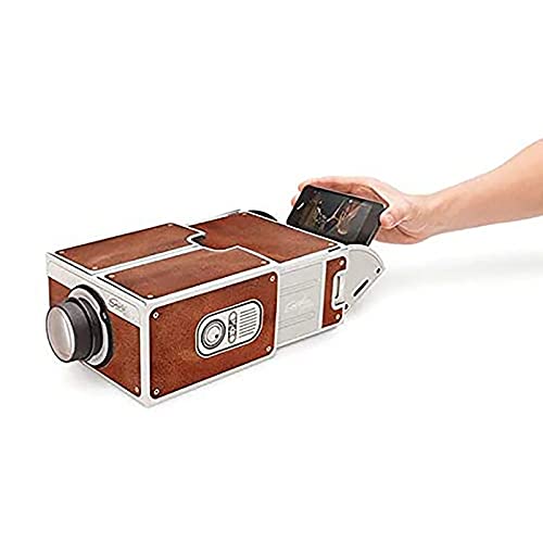 Proiettore portatile Smart Phone Proiettore in cartone per famiglia/compleanno Usw.Home Cinema Audio Proiettore