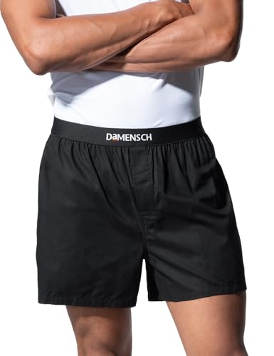 Image of DaMENSCH Solid Breeeze Inner Boxers, Ultra-Light Men Boxer Shorts for Men, 100% Cotton Half Pant for Man, Breathable Woven Inner Cotton Shorts