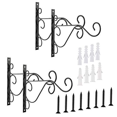 Support plante Artilife 4 pièces, crochet métal pour mur