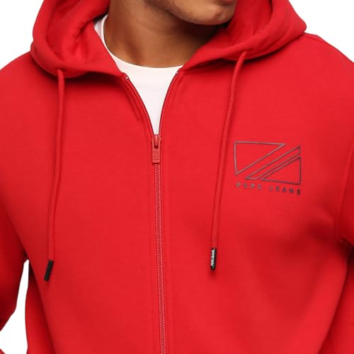 Image of Pepe Jeans Men's Fleece Hooded Neck Sweatshirt
