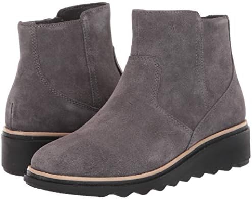 Clarks Women's Sharon Swing Ankle Boot, Grey Suede, 95 M US | Image 6