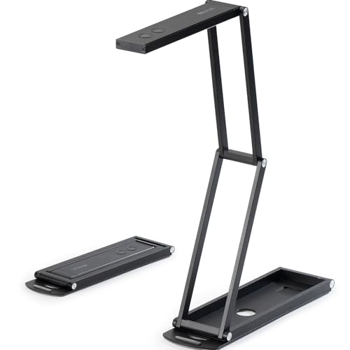 Gtremulent Visualizzatore di Documenti A3 Portatile: 16MP HD 4K Telecamera per Libro con OCR Webcam USB Pieghevole compatibile Windows/macOS per Didattica/Ufficio/Riunioni/Scuola/Lavoro da Remoto