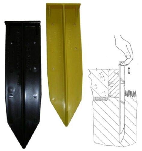 12" Strong Reusable Stakes Masonry Concrete Forms 50/Black (Ships Free)