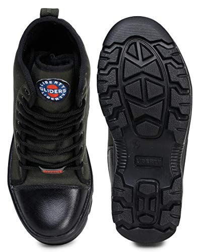 Image of Liberty Freedom HUNTER-BOT Black Casual Safety Lacing Boots for Men