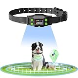 GPS Wireless Dog Fence System, Rechargeable Electric Collar with 3 Training Modes, Covers up to 650-Acre, Radius 25-999 Yards, IPX7 Waterproof Invisible Pet Containment System for Most Dog Outdoor Use