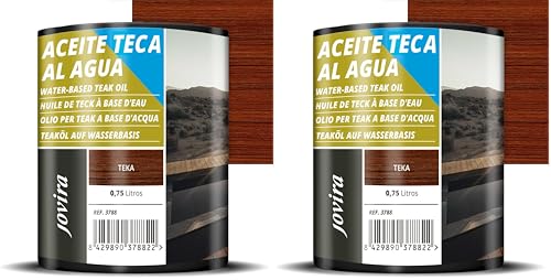 Aceite Teka al Agua JOVIRA E-18 protector madera exterior teca 750ml pack 2 2