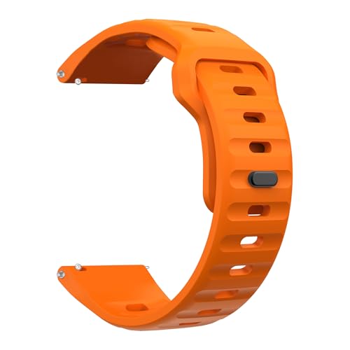 Image of ACM Watch Strap Sports Silicone Belt compatible with Universal 22mm Size Replacement Strap Smartwatch Breatheable Band