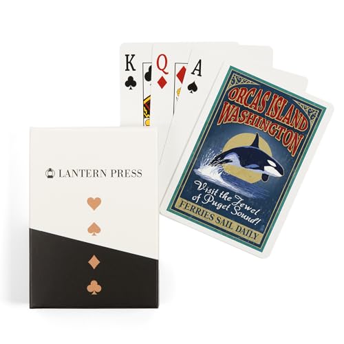 Baraja de Poker Orcas Island Vintage, 52 Cartas