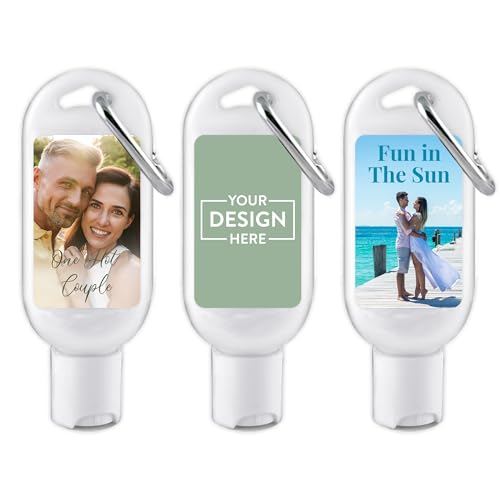 Personalized Sunscreen SPF 30 with Carabiner...