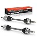 A-Premium Pair (2) Front CV Axle Shaft Assembly - Compatible with Honda Prelude 1988 1989, Driver and Passenger Side