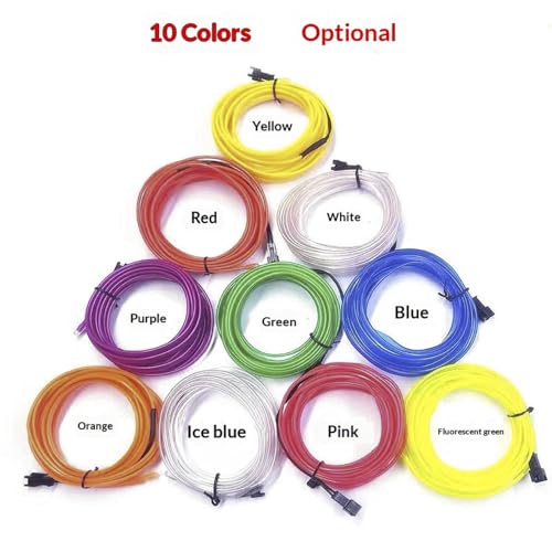 Tira LED flexible activada por sonido 1m 3V batería miniatura 4