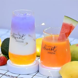 LED Wine Bottle Coaster with Changing Lights, ABS Plastic Glowing Drink Stand for Bar Wedding Party Nightclub Event Decoration (White Shell + White Light)