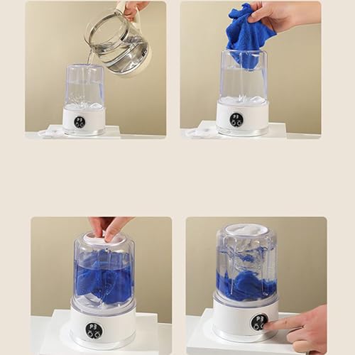 Machine à laver pour sous-vêtements rechargeable avec 2 modes de soin