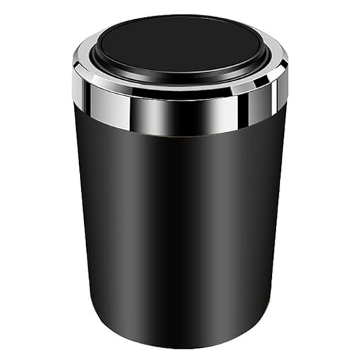 Portacenere Auto per VW Phaeton/Scirocco/Tiguan X/W12/XL1, Portatile Posacenere Portabicchieri Facile Pulizia per Viaggi All'aperto Impermeabile Mini Auto Pattumiera,A Black