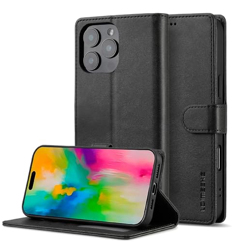Coque arrière iPhone 16 Pro en cuir synthétique premium et protection TPU contre les chocs