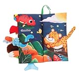 Intéressant pour tout-petits : avec son joli design et couleurs vives, le livre à d'animal au toucher et à la sensation est un parfait pour les nouveau-nés et les tout-petits, accessoire pour