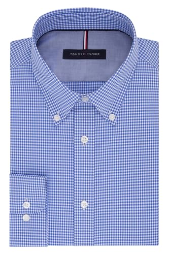 Tommy Hilfiger Mens Slim Fit Non Iron Gingham Dress Shirt product thumbnail 5