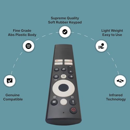 Image of Compatible with Kodak Google Smart Tv Remote Original CA Pro Series 43MT5055 43CAPRO5022 50CAPROGT5012 55CA0909 55CAPROGT5014 Model Suitable 43 50 55 Inch QLED 4K Television
