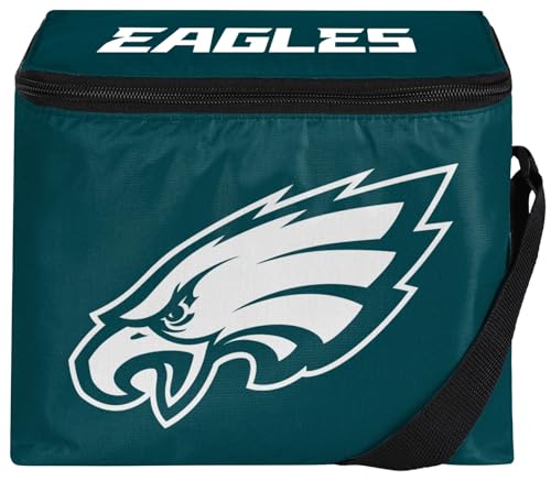 FOCO NFL Philadelphia Eagles Team Insulated Lunch Cooler Officially Licensed Portable Game Day Gift for Football Fans